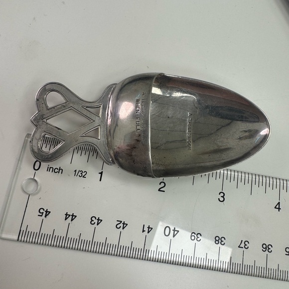 Antique Cartier Sterling silver large medicine spoon 43.7g - Picture 7 of 8